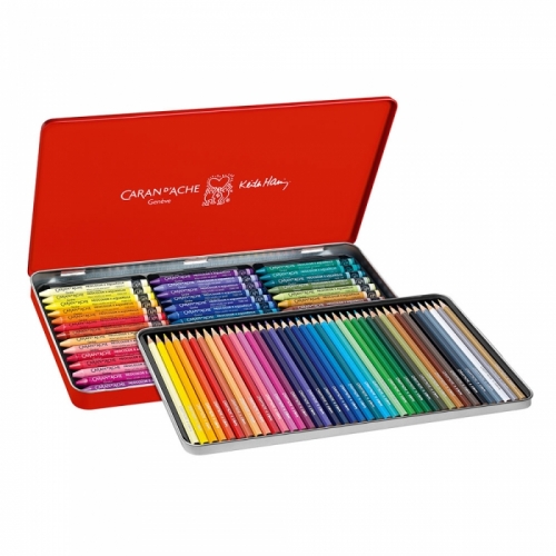 [한정판] 까렌다쉬 키스해링 멀티 컬러링 세트 (23, KEITH HARING) CC3000.023