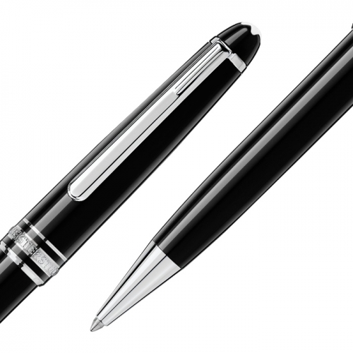 몽블랑 볼펜 마이스터스튁 플래티늄 P164 MST 카드홀더 5525 세트