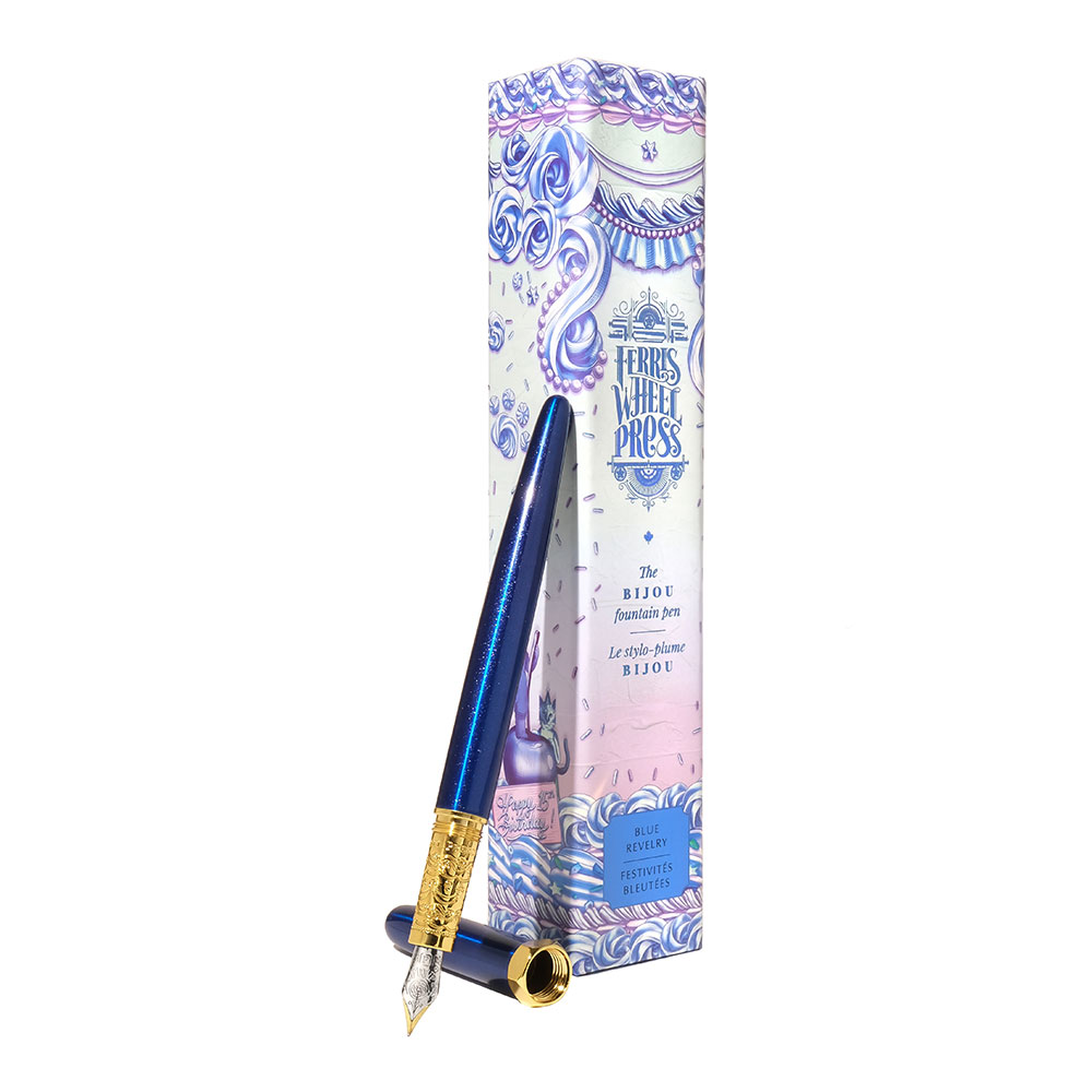 [한정판] 페리스 휠 프레스 만년필 비쥬 블루 레버리