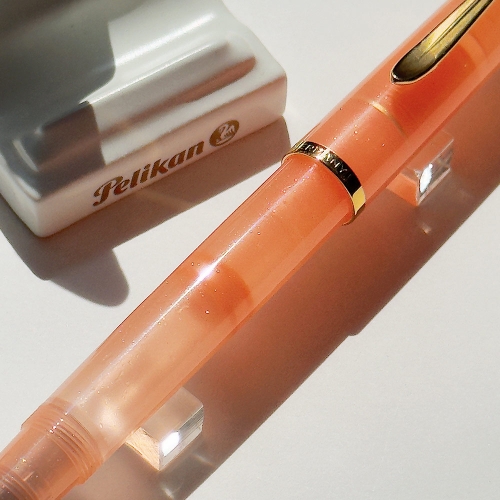 [한정판] 펠리칸 만년필 M200 아프리콧 병잉크세트