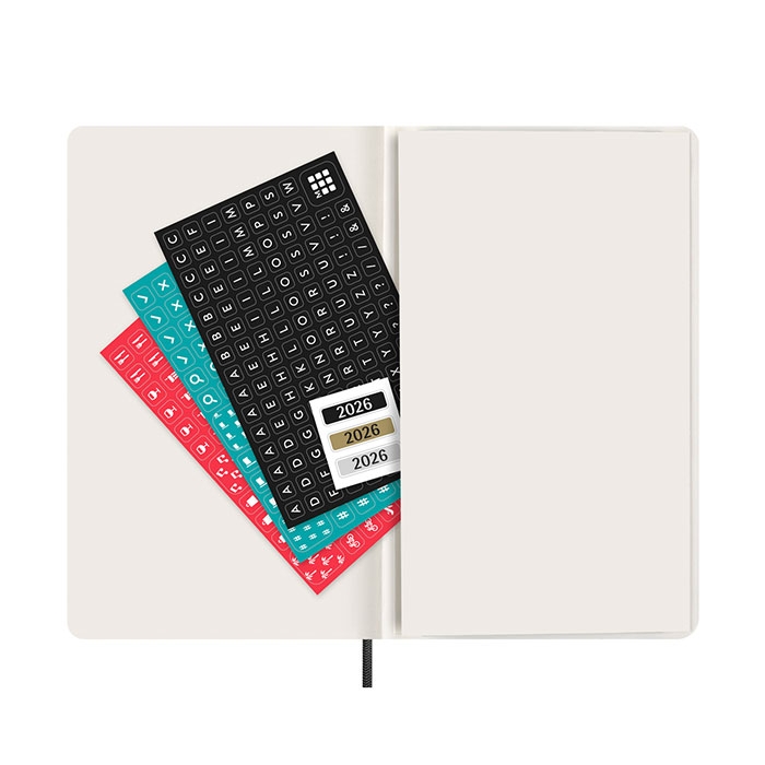 몰스킨 2026 먼슬리 12개월 다이어리 소프트커버 블랙 (상품선택)