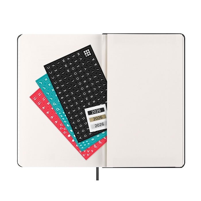 몰스킨 2026 프로 위클리 세로형 12개월 다이어리 하드커버 블랙 (상품선택)