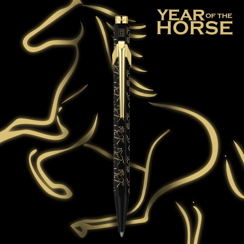 [스페셜 에디션] 까렌다쉬 메탈 볼펜 849 Horse Black