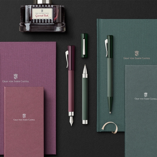 그라폰 만년필 타미시오 보르도 레드&다크 그린 141641/141681