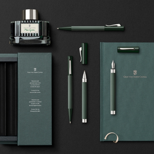 그라폰 만년필 타미시오 보르도 레드&다크 그린 141641/141681