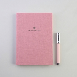 그라폰 수성펜 기로쉐 로즈 블러쉬 린넨 노트북 기프트 세트